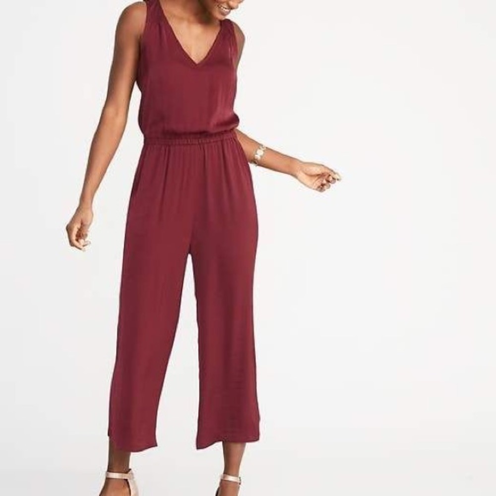 Old navy jumpsuit, dark red, small